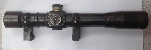 Soviet PEM telescopic sight, 1938.