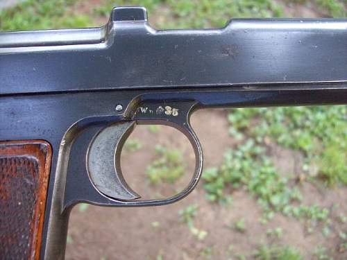 1915 Steyr Hahn Pistol  refirbished in 1935