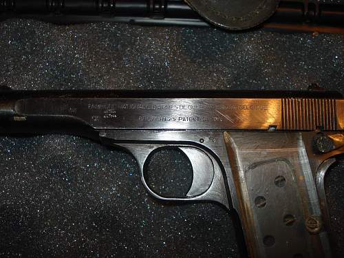 FN Browning 1922 pistol made under German occupation