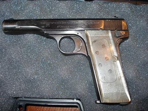 FN Browning 1922 pistol made under German occupation