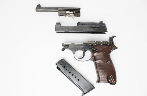 Walther P38 pistol.