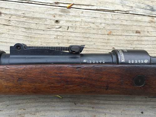 Bring-Back/'Duffle Cut' Belgian Model 1935 Rifle