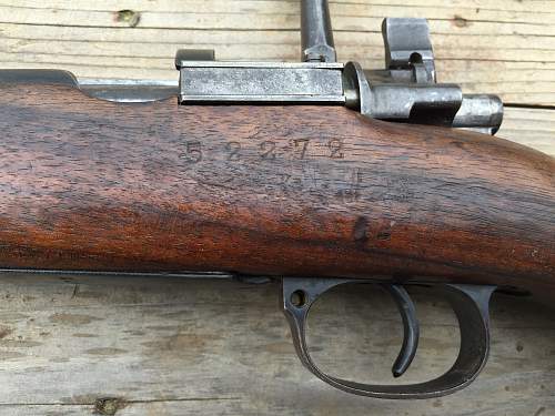 Bring-Back/'Duffle Cut' Belgian Model 1935 Rifle