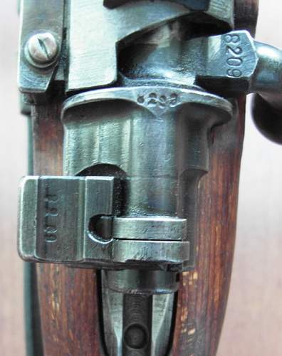 Waffen SS double-claw mount 98k sniping rifle