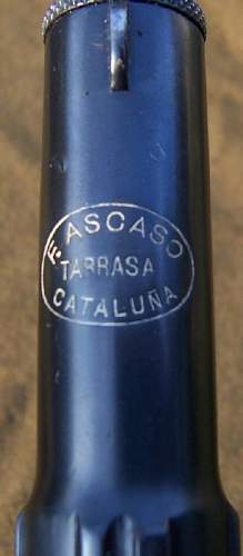 Spanish Civil War F. Ascaso copy of Astra 400