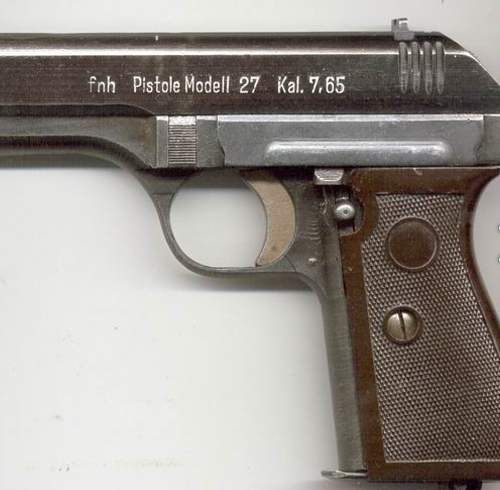 My &quot;New&quot; CZ 27/Pistole Modell 27 (t) and Ersatz Holster