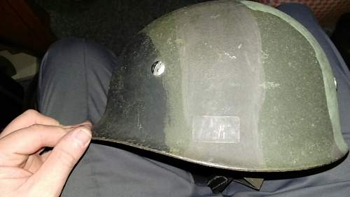 belgium m71 parachutist helmet