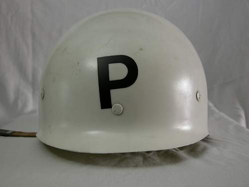 Swiss Road Police plastic helmet