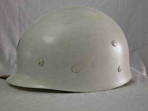 Swiss Road Police plastic helmet