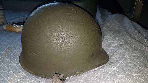 M1 clone helmet, possibly belgium? but what year?