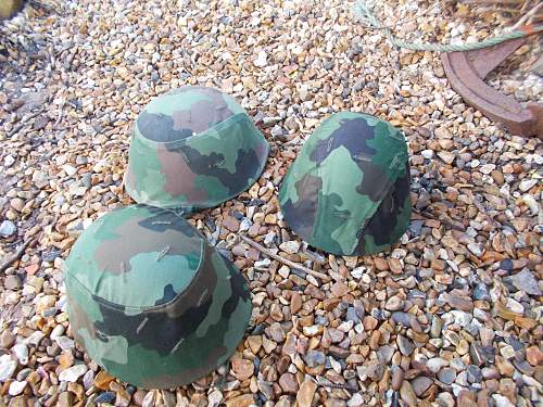 Helmets and Camo covers