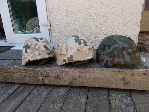 Helmets and Camo covers