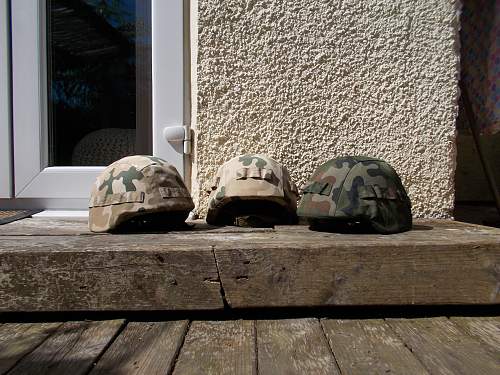 Helmets and Camo covers