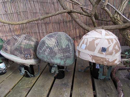 Helmets and Camo covers