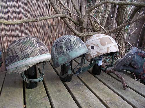 Helmets and Camo covers