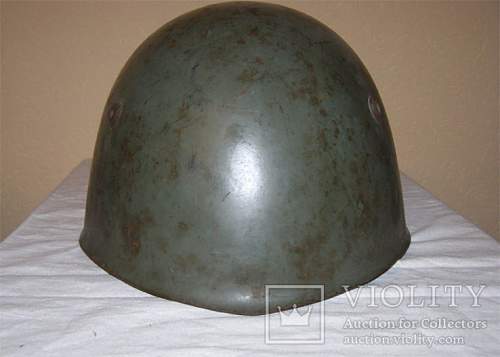 Italian M33 helmet identification