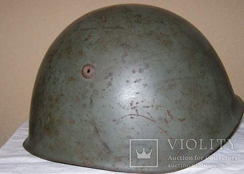 Italian M33 helmet identification