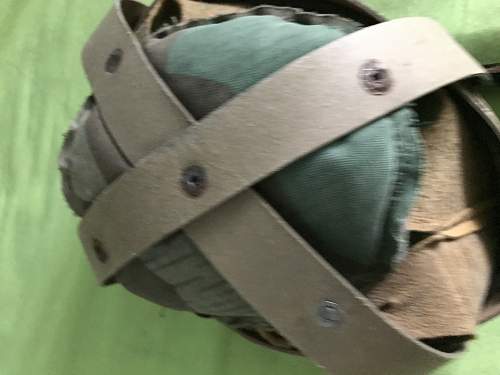 Original hungarian 35M helmet refurbished by the german Firedepartment?