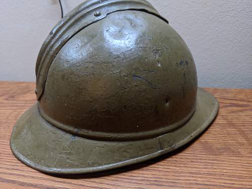 Unique French/Belgian M15 Helmet with British Liner and Unusual Badge! Identification Help!!