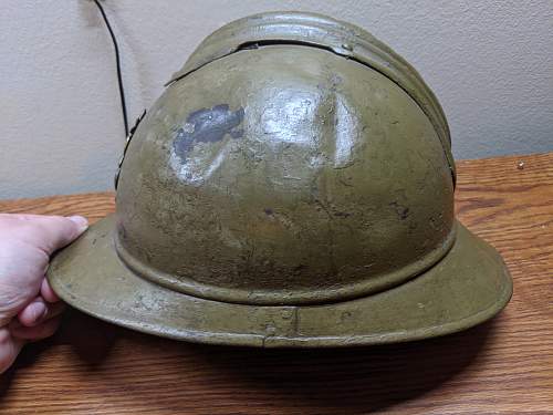 Unique French/Belgian M15 Helmet with British Liner and Unusual Badge! Identification Help!!