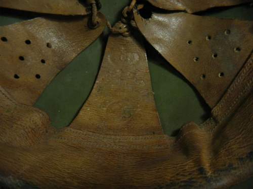 Greek helmet liners and chinstraps