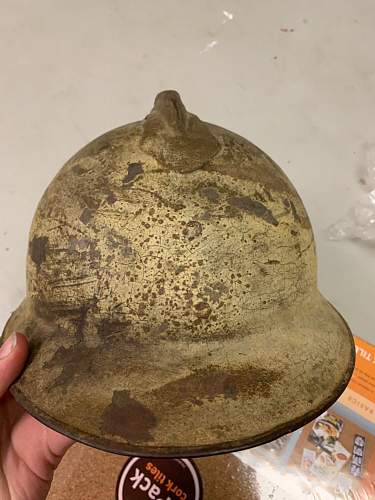 Questions about Italian Lippmann helmet