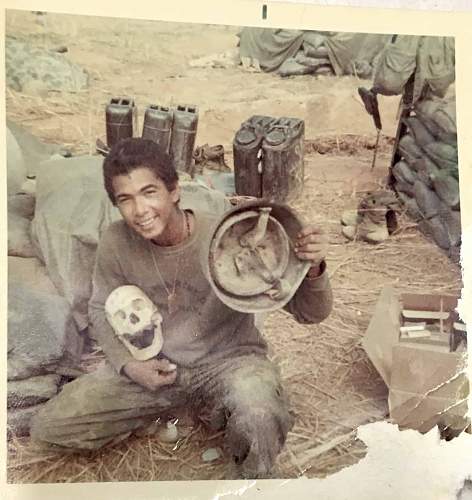 PAVN use of the M56 steel helmet during Vietnam War Rare photos