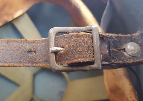 Steelhelmet of the West-German  &quot;Bundesgrenzschutz&quot; - &quot;Federal Border Guard &quot; - M 1951