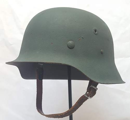 Helmet of the West-German &quot;Bundesgrenzschutz&quot; - &quot;Federal Border Guard &quot; - M 1951 - Part 2