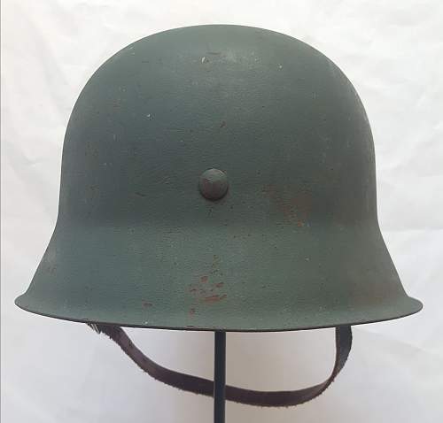 Helmet of the West-German &quot;Bundesgrenzschutz&quot; - &quot;Federal Border Guard &quot; - M 1951 - Part 2