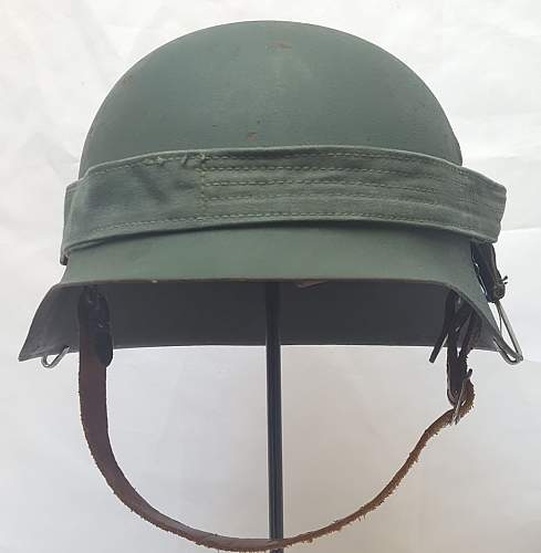 Helmet of the West-German &quot;Bundesgrenzschutz&quot; - &quot;Federal Border Guard &quot; - M 1951 - Part 2
