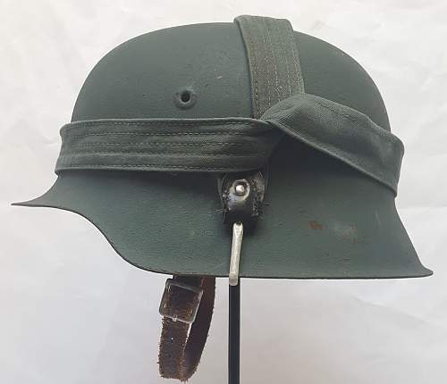 Helmet of the West-German &quot;Bundesgrenzschutz&quot; - &quot;Federal Border Guard &quot; - M 1951 - Part 2