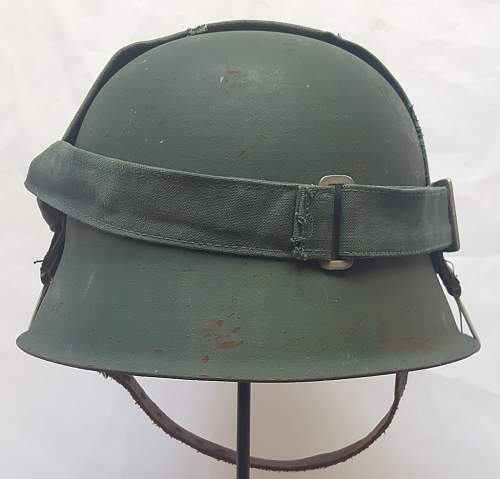 Helmet of the West-German &quot;Bundesgrenzschutz&quot; - &quot;Federal Border Guard &quot; - M 1951 - Part 2