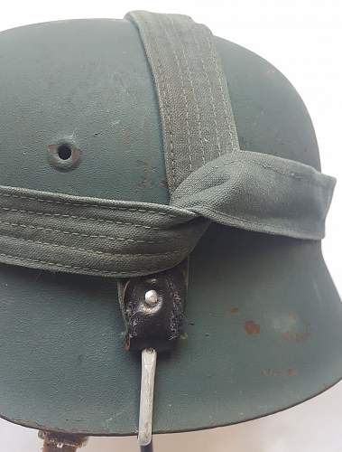 Helmet of the West-German &quot;Bundesgrenzschutz&quot; - &quot;Federal Border Guard &quot; - M 1951 - Part 2