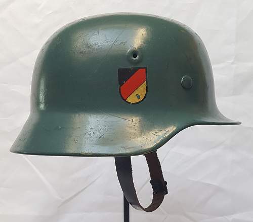 M 1951 Bereitschaftspolizei Bremen  - West German Police Helmet