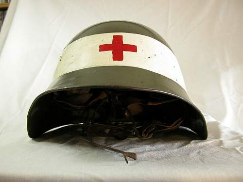 Swiss m18-40 with red cross/medic markings