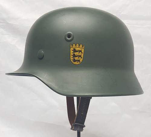 Helmet M1951 - Police of Baden-Württemberg