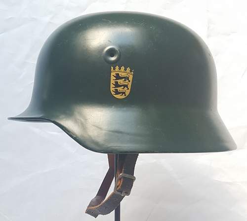 Helmet M1951 - Police of Baden-Württemberg