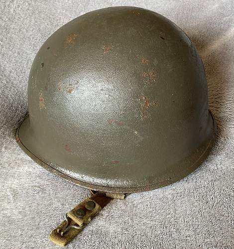 Another Danish M48 army Diaward helmet - in original colour and configuration