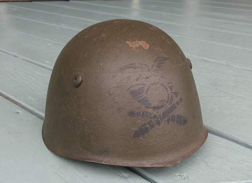Italian M33 Helmet &quot;T&quot; Maker Stamp?