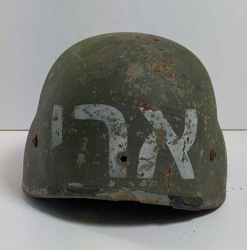 Steel PASGT shaped helmet