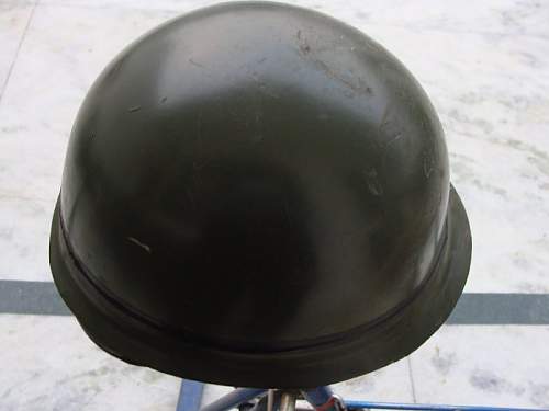 INDIAN ARMY steel combat helmet varient that you dont find very often