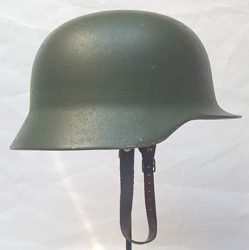 Helmets of the West-German &quot;Bundesgrenzschutz&quot; - &quot;Federal Border Guard &quot; - M 1953 - Part 4 - New production without ventilation openings