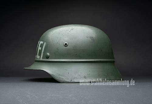 Helmets of the West-German &quot;Bundesgrenzschutz&quot; - &quot;Federal Border Guard &quot; - M 1953 - Part 2 - Seegrenzschutz