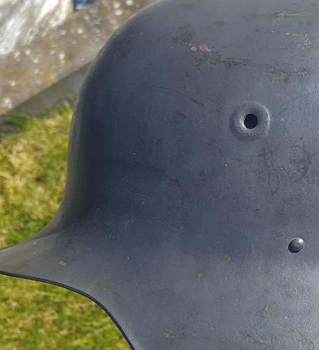 Helmets of the West-German &quot;Bundesgrenzschutz&quot; - &quot;Federal Border Guard &quot; - M 1953 - Part 2 - Seegrenzschutz