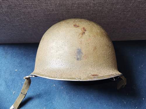 Need help! I think this is a M1 Helmet? Which era and is it realy a M1 or an europe clone?