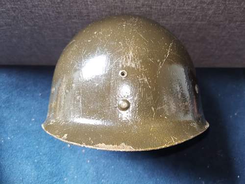 Need help! I think this is a M1 Helmet? Which era and is it realy a M1 or an europe clone?