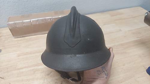 Mexican M40 Adrian Helmet......maybe?