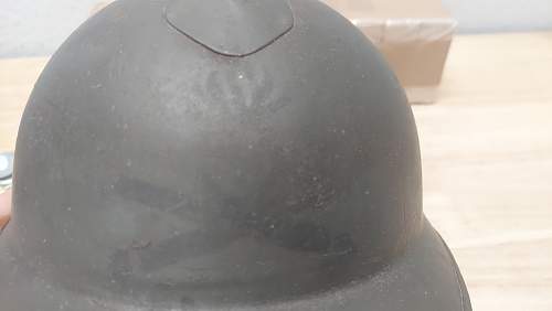 Mexican M40 Adrian Helmet......maybe?