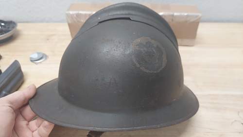 Mexican M40 Adrian Helmet......maybe?